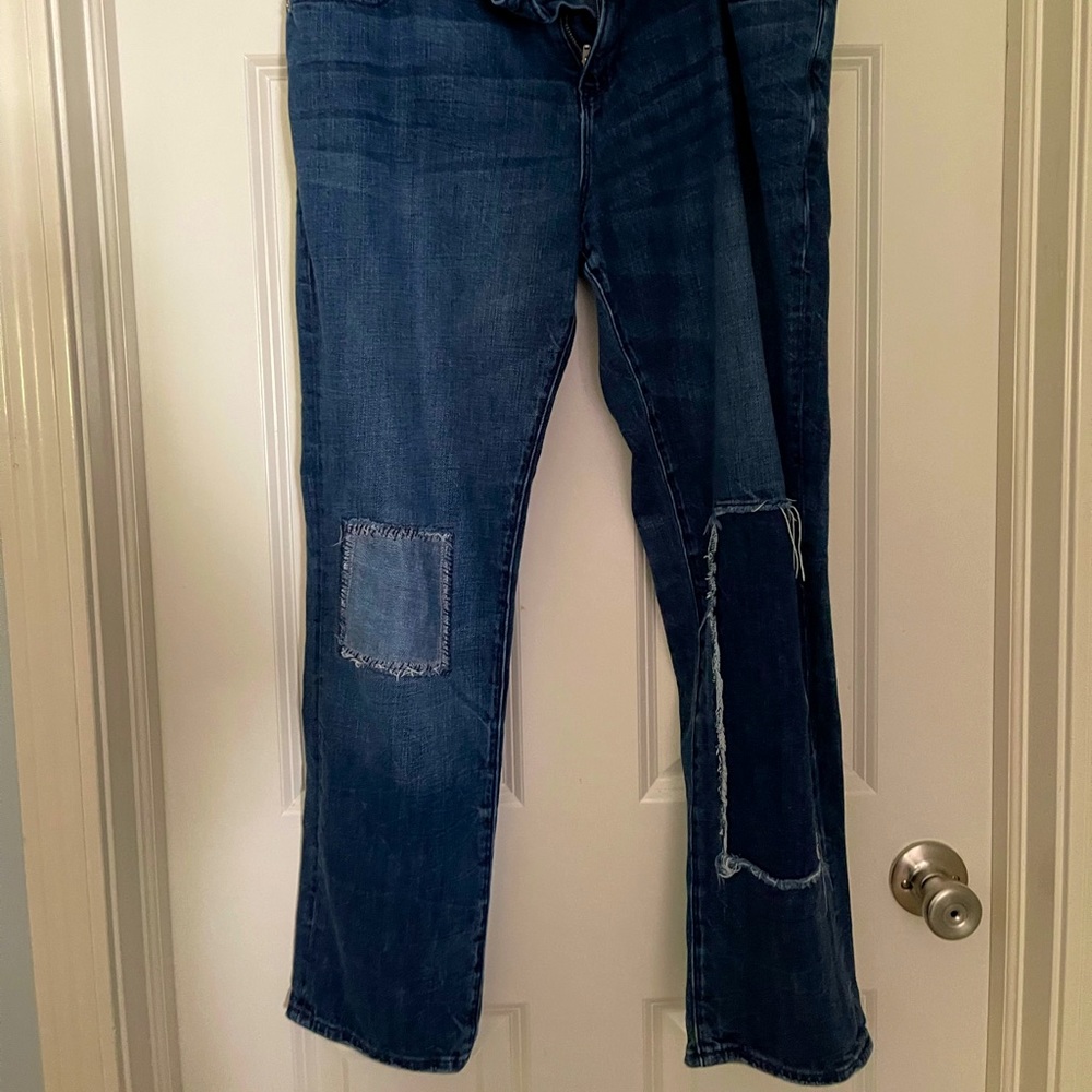 Gap patch jeans